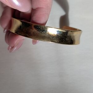 Gold Tone Cuff Bracelet